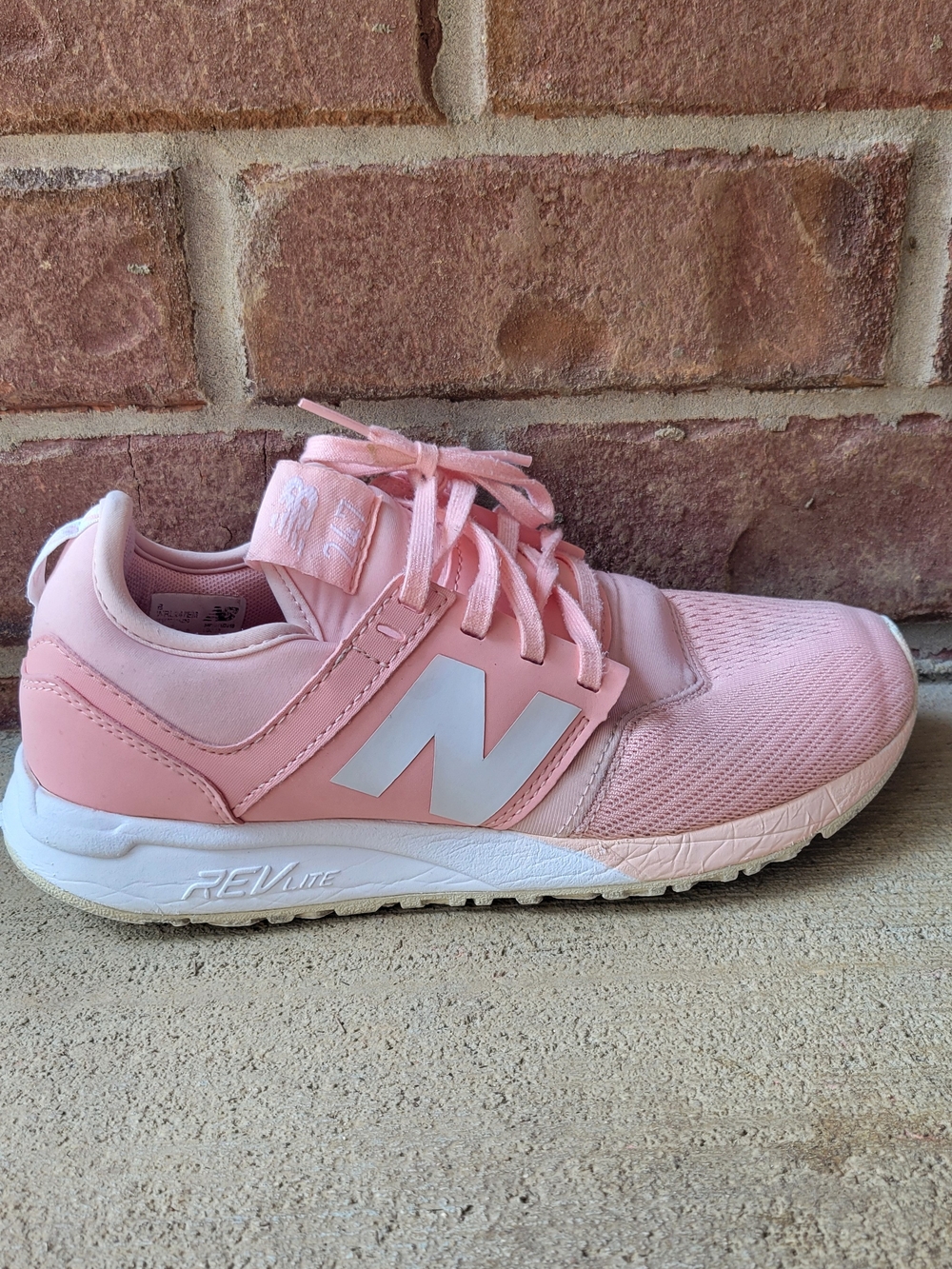 New Balance 247 REVlite Blush Pink Sneakers Women's Size 6.5 Athletic Shoes - Picture 2 of 9